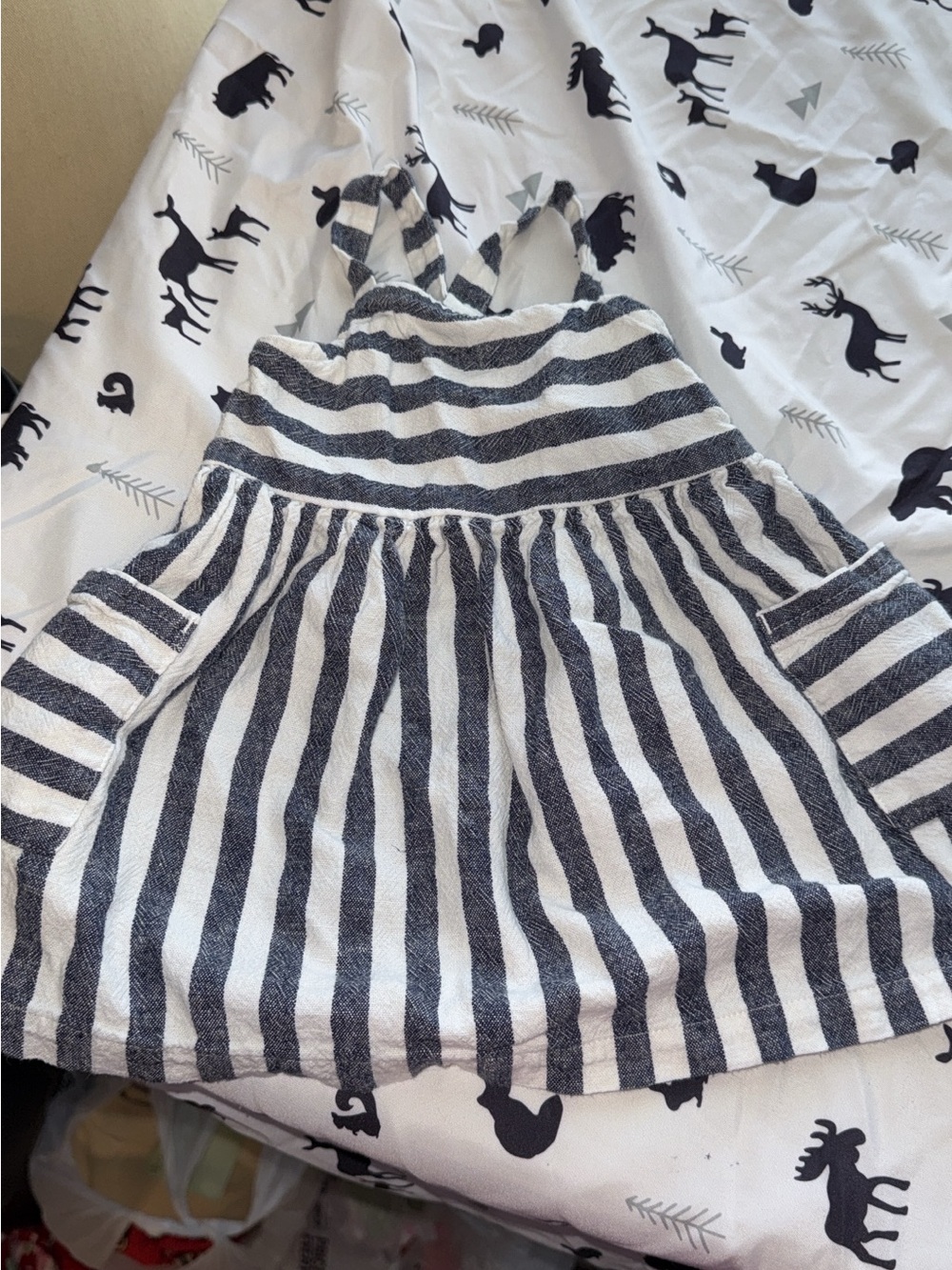 Striped Black & White Sundress